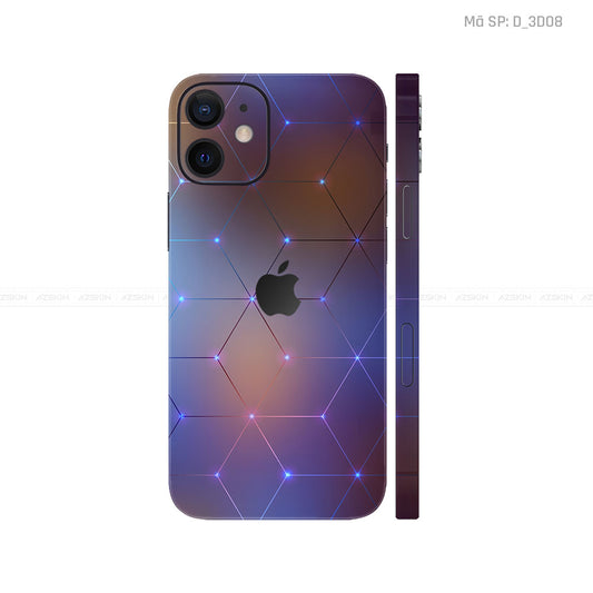 Dán Skin IPhone 12 Series Hình Nghệ Thuật 3D | D_3D08