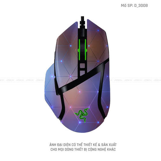Skin Dán Chuột Razer Hình Nghệ Thuật 3D | D_3D08