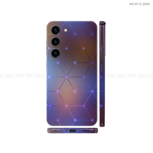 Dán Skin Galaxy S23 Series Hình Nghệ Thuật 3D | D_3D08