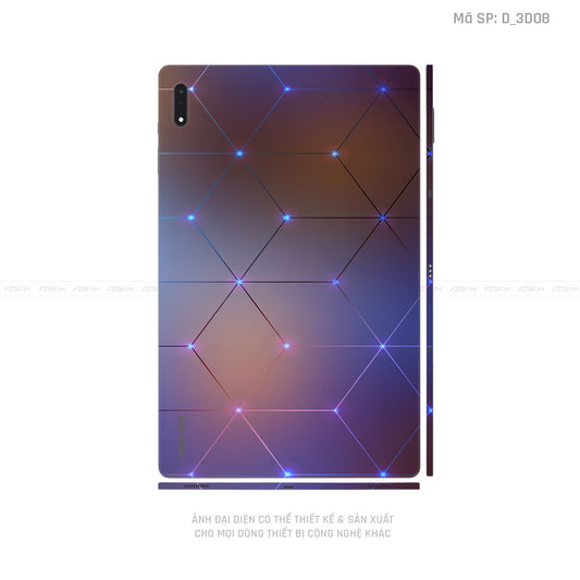 Dán Skin Galaxy Tab S8 Series Hình Nghệ Thuật 3D | D_3D08