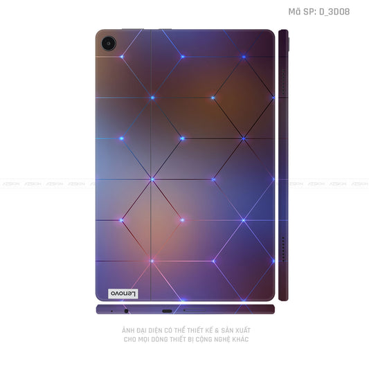 Dán Skin Máy Tính Bảng Lenovo Pad Series Hình Nghệ Thuật 3D | D_3D08