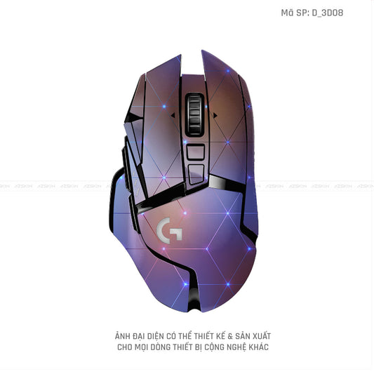 Skin Dán Chuột Logitech Hình Nghệ Thuật 3D | D_3D08