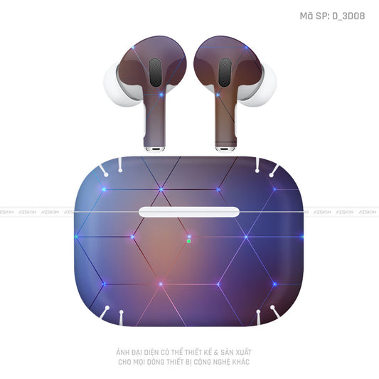 Dán Skin Tai Nghe Airpod 3 Hình 3D | D_3D08