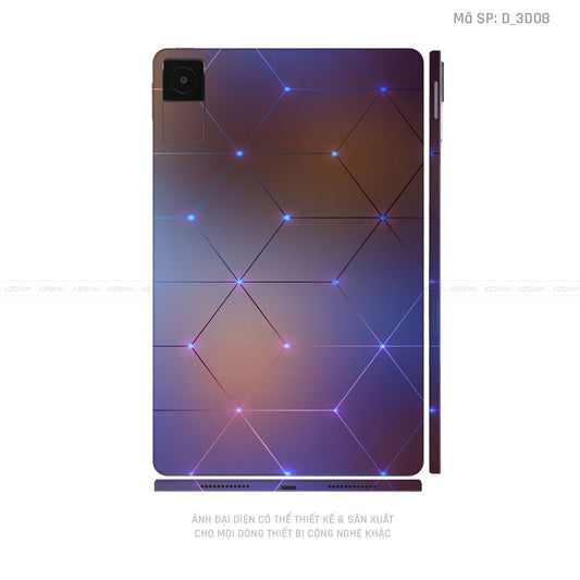 Dán Skin Máy Tính Bảng Xiaomi Mipad Hình Nghệ Thuật 3D | D_3D08