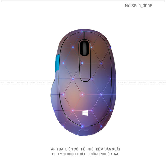 Skin Dán Chuột Microsoft Hình Nghệ Thuật 3D | D_3D08