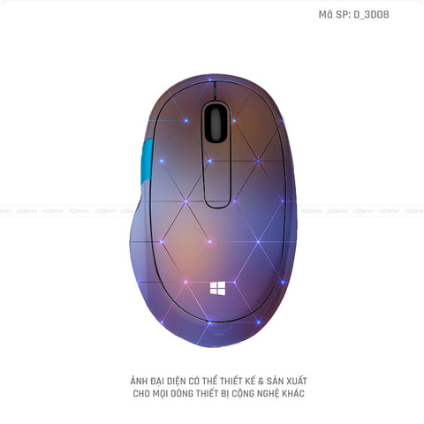 Skin Dán Chuột Microsoft Hình Nghệ Thuật 3D | D_3D08