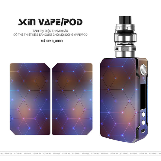 Dán Skin Vape Hình Nghệ Thuật 3D | D_3D08