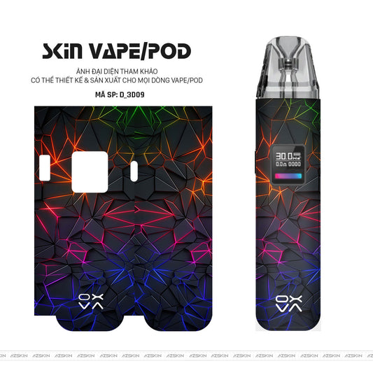 Dán Skin Pod Hình Nghệ Thuật 3D | D_3D09