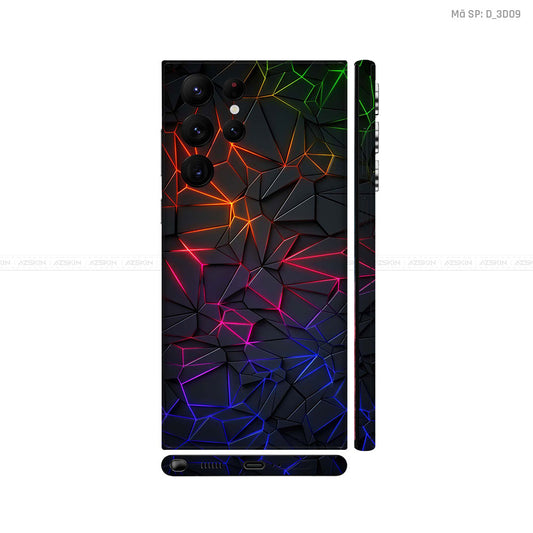 Dán Skin Galaxy S22 Series Hình Nghệ Thuật 3D | D_3D09