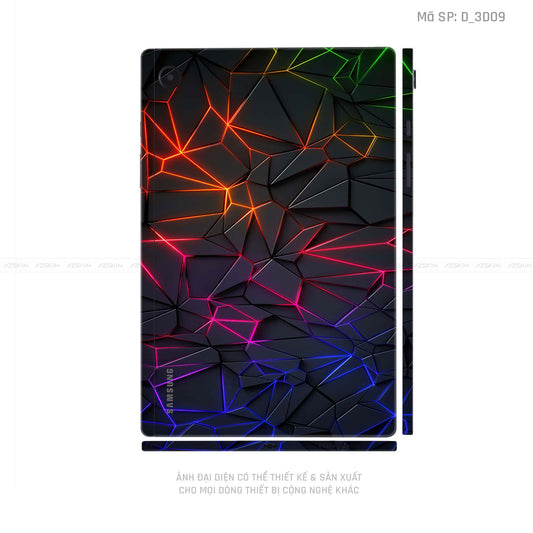 Dán Skin Galaxy Tab A Series Hình Nghệ Thuật 3D | D_3D09