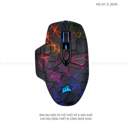 Skin Dán Chuột Corsair Hình Nghệ Thuật 3D | D_3D09