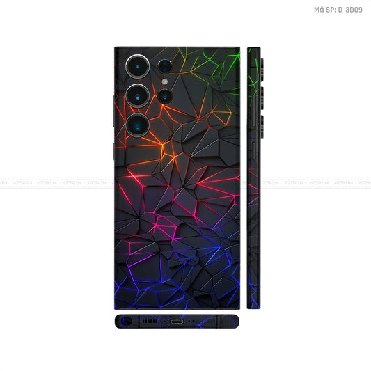 Dán Skin Galaxy S23 Series Hình Nghệ Thuật 3D | D_3D09