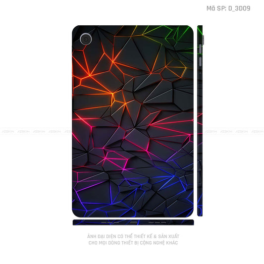 Dán Skin Máy Tính Bảng Oppo Pad Series Hình Nghệ Thuật 3D | D_3D09