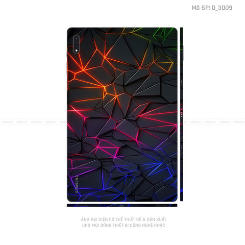 Dán Skin Galaxy Tab S9 Series Hình Nghệ Thuật 3D | D_3D09