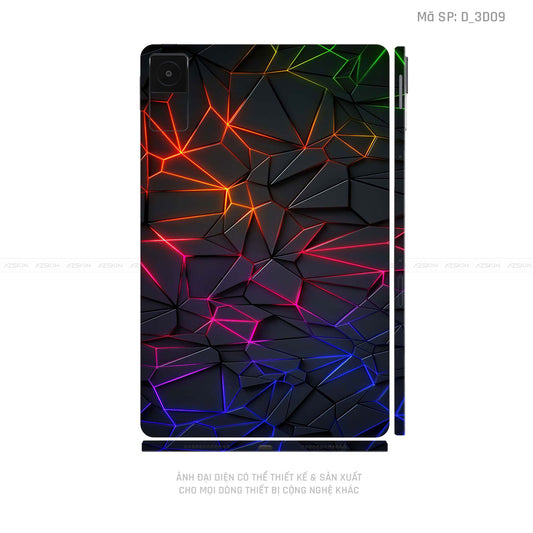 Dán Skin Máy Tính Bảng Xiaomi Mipad Hình Nghệ Thuật 3D | D_3D09