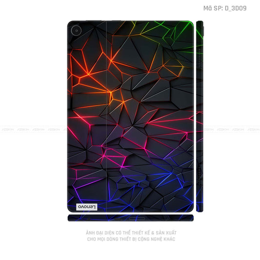 Dán Skin Máy Tính Bảng Lenovo Pad Series Hình Nghệ Thuật 3D | D_3D09