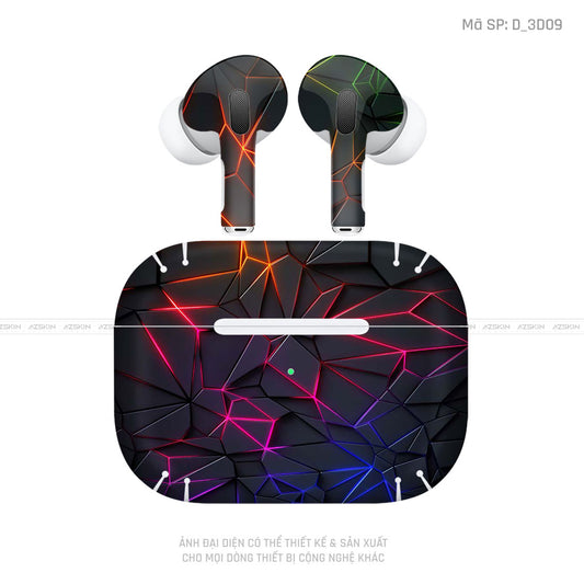 Dán Skin Tai Nghe Airpod 3 Hình 3D | D_3D09