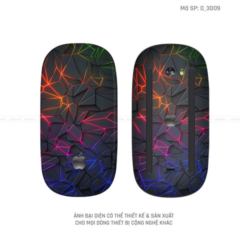 Skin Dán Chuột Apple Magic Mouse Hình Nghệ Thuật 3D | D_3D09