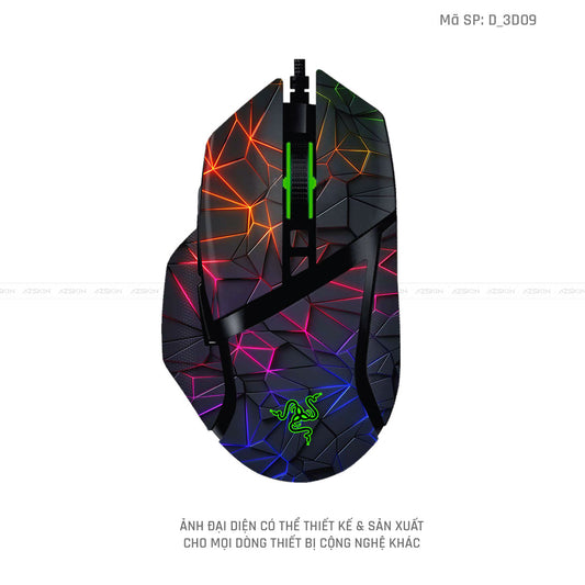 Skin Dán Chuột Razer Hình Nghệ Thuật 3D | D_3D09