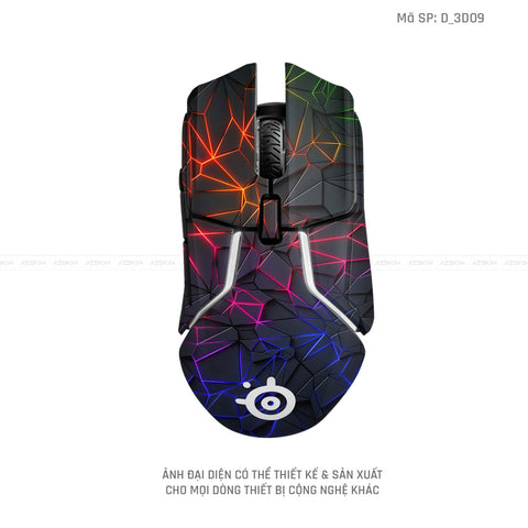 Skin Dán Chuột Steelseries Nghệ Thuật 3D | D_3D09