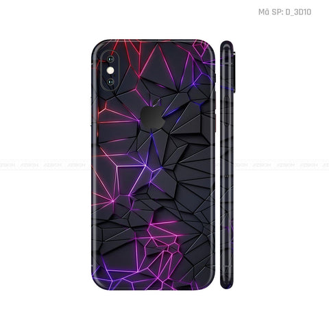 Dán Skin IPhone X Series Hình Nghệ Thuật 3D | D_3D10