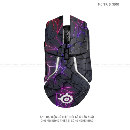 Skin Dán Chuột Steelseries Nghệ Thuật 3D | D_3D10
