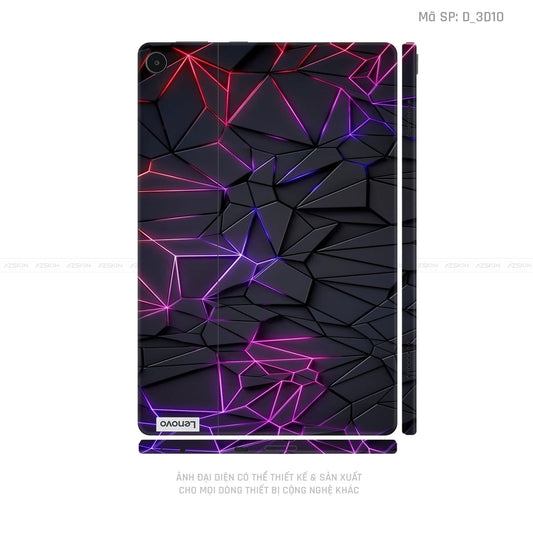 Dán Skin Máy Tính Bảng Lenovo Pad Series Hình Nghệ Thuật 3D | D_3D10