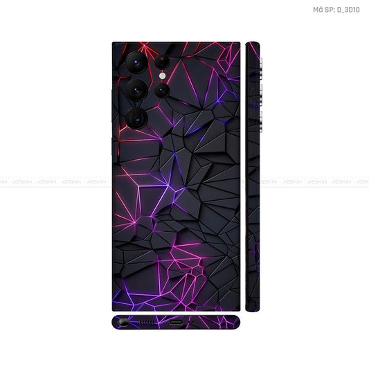 Dán Skin Galaxy S22 Series Hình Nghệ Thuật 3D | D_3D10