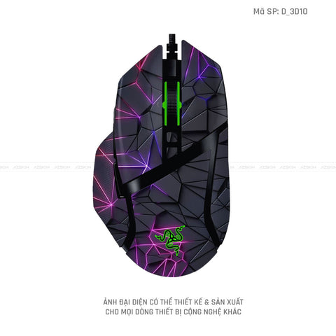 Skin Dán Chuột Razer Hình Nghệ Thuật 3D | D_3D10