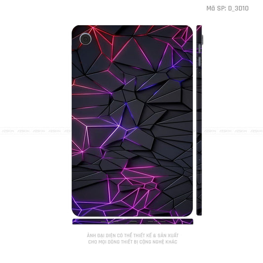 Dán Skin Máy Tính Bảng Oppo Pad Series Hình Nghệ Thuật 3D | D_3D10