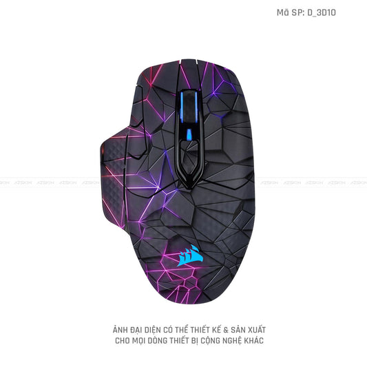 Skin Dán Chuột Corsair Hình Nghệ Thuật 3D | D_3D10