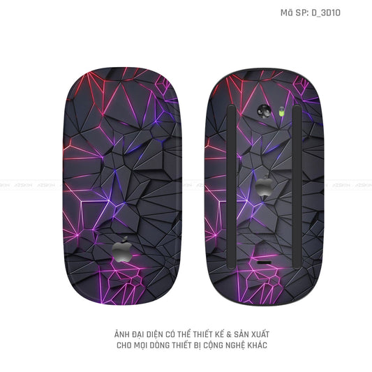 Skin Dán Chuột Apple Magic Mouse Hình Nghệ Thuật 3D | D_3D10