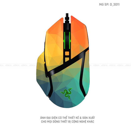 Skin Dán Chuột Razer Hình Nghệ Thuật 3D | D_3D11