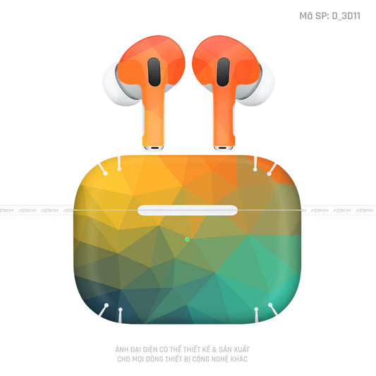 Dán Skin Tai Nghe Airpod 3 Hình 3D | D_3D11
