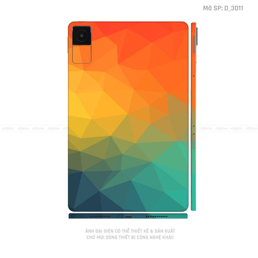 Dán Skin Máy Tính Bảng Xiaomi Mipad Hình Nghệ Thuật 3D | D_3D11