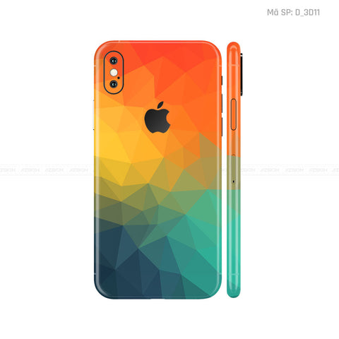 Dán Skin IPhone X Series Hình Nghệ Thuật 3D | D_3D11