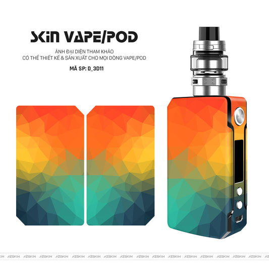 Dán Skin Vape Hình Nghệ Thuật 3D | D_3D11