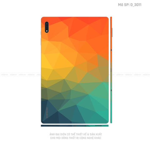 Dán Skin Galaxy Tab S7 Series Hình Nghệ Thuật 3D | D_3D11