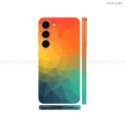 Dán Skin Galaxy S23 Series Hình Nghệ Thuật 3D | D_3D11