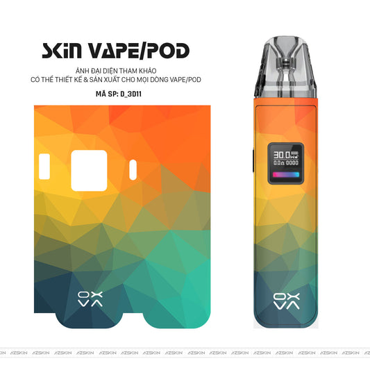Dán Skin Pod Hình Nghệ Thuật 3D | D_3D11