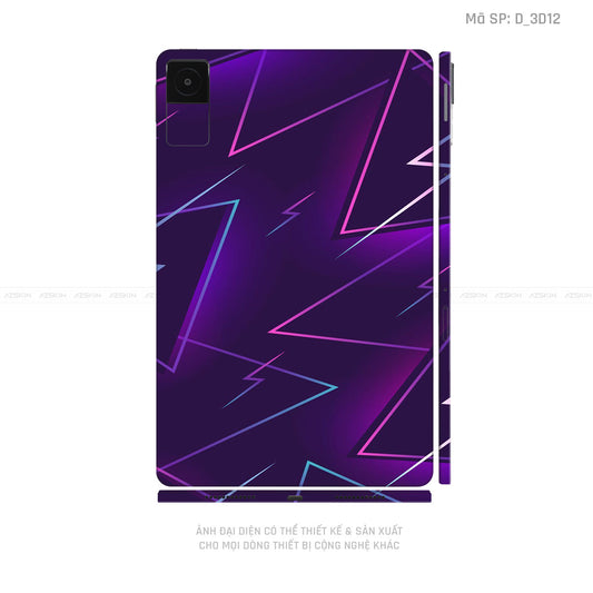 Dán Skin Máy Tính Bảng Xiaomi Mipad Hình Nghệ Thuật 3D | D_3D12
