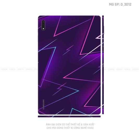 Dán Skin Galaxy Tab S8 Series Hình Nghệ Thuật 3D | D_3D12