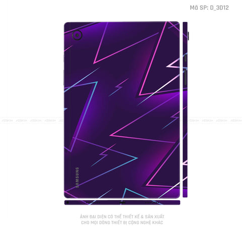 Dán Skin Galaxy Tab A Series Hình Nghệ Thuật 3D | D_3D12