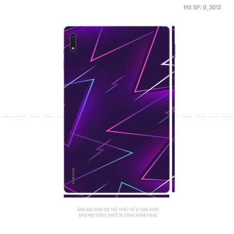 Dán Skin Galaxy Tab S7 Series Hình Nghệ Thuật 3D | D_3D12