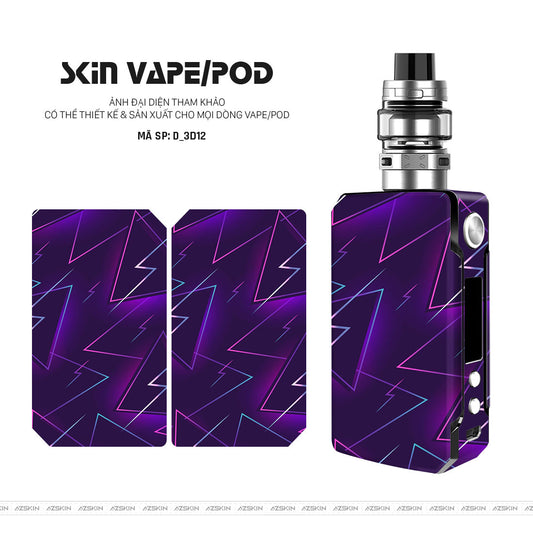 Dán Skin Vape Hình Nghệ Thuật 3D | D_3D12