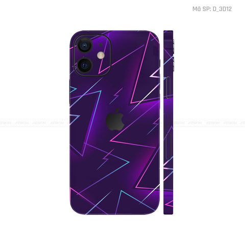 Dán Skin IPhone 12 Series Hình Nghệ Thuật 3D | D_3D12