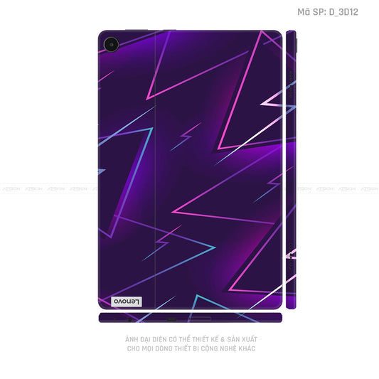 Dán Skin Máy Tính Bảng Lenovo Pad Series Hình Nghệ Thuật 3D | D_3D12