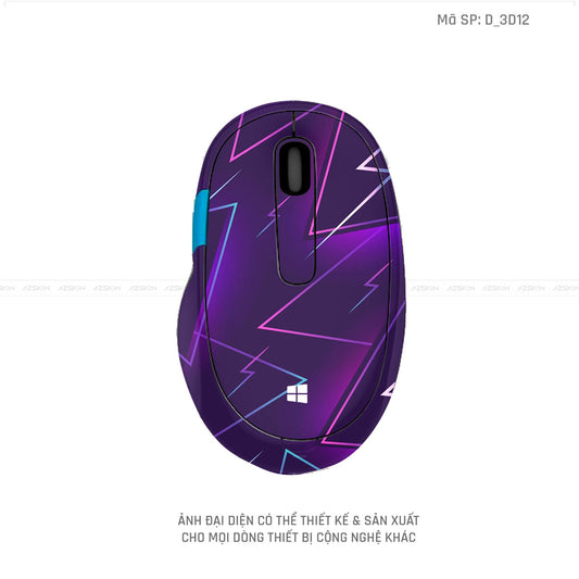 Skin Dán Chuột Microsoft Hình Nghệ Thuật 3D | D_3D12