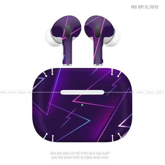 Dán Skin Tai Nghe Airpod 3 Hình 3D | D_3D12