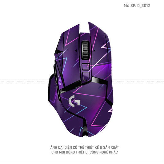 Skin Dán Chuột Logitech Hình Nghệ Thuật 3D | D_3D12
